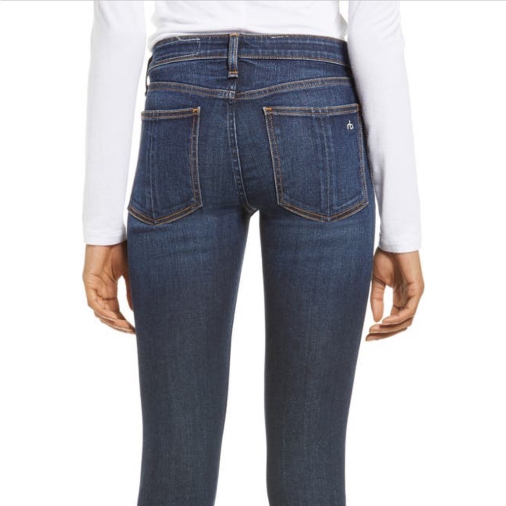 Rag & Bone Cate mid rise ankle skinny